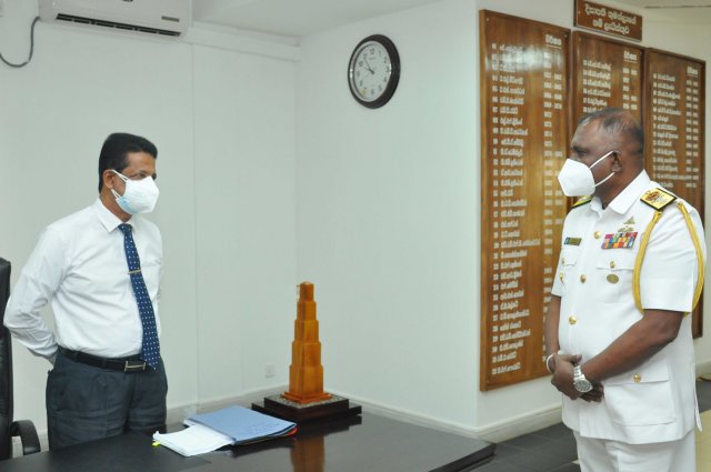Meeting with Rear Admiral KJ Kularathna